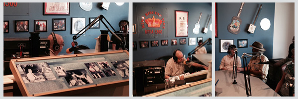 Photos of radio broadcast