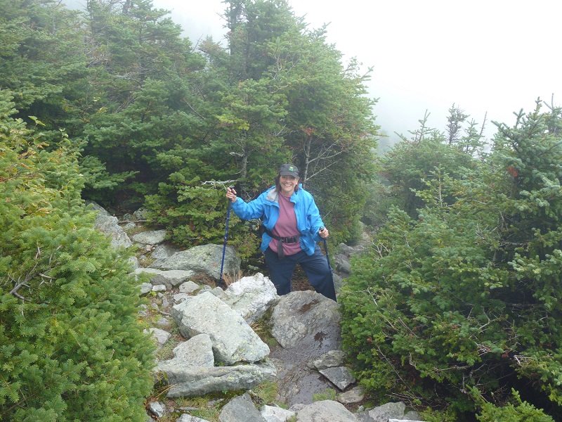 Shanna Ratner, hiking